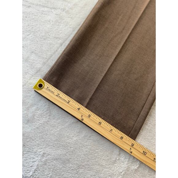 Murano Zac Fit Mens 36x32 Tan Brown Dress Pants Trousers Ultimate Modern Comfort - Picture 6 of 8